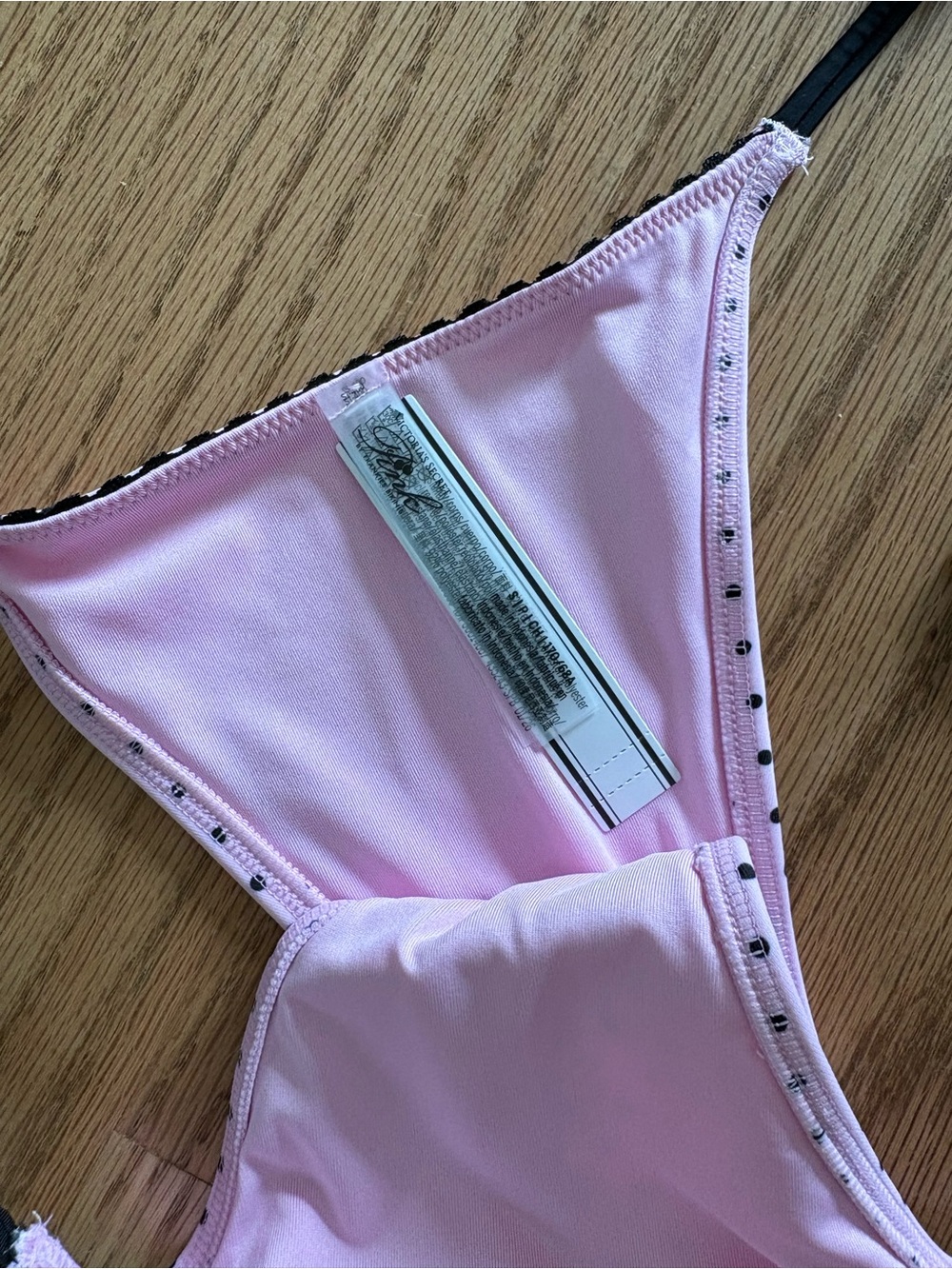 Frankie's Bikinis Pink Polka Dot Tie-Side Bikini Set - Picture 3 of 4